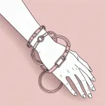 pink bracelets image